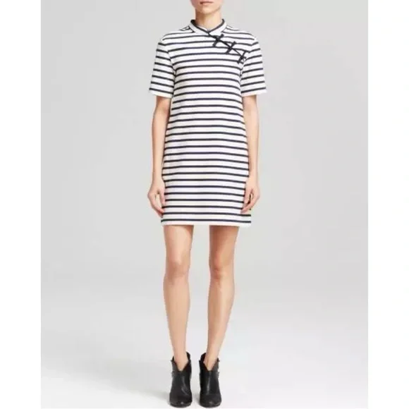 Marc Jacobs Navy and White Striped Nautical Dress with pockets! - Picture 10 of 10